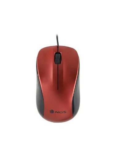 MOUSE NGS OPTICAL CREW 1200 DPI RED USB