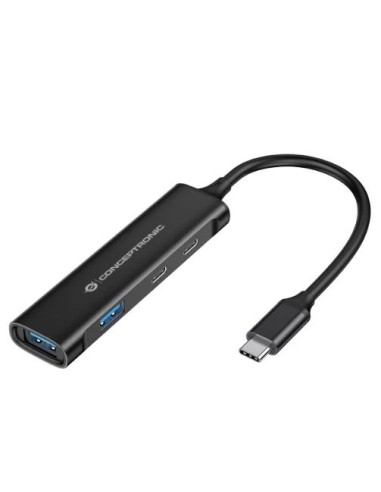 HUB CONCEPTRONIC USB-C 4 PUERTOS...