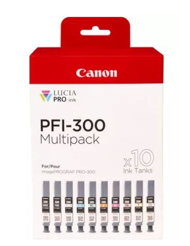 CARTUCHO CANON 300 MULTIPACK 10...