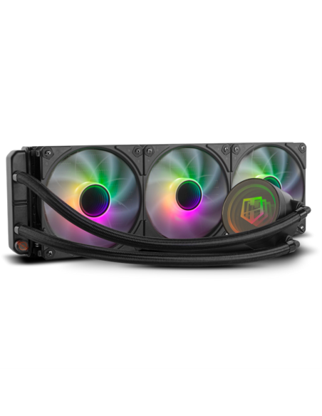 KIT REFRIGERACION LIQUIDA CPU NOX HUMMER M-360 BLACK RGB 2011/2066/1156/1155/1151/1200/1700/1851 AM5/AM4/AM3/AM2