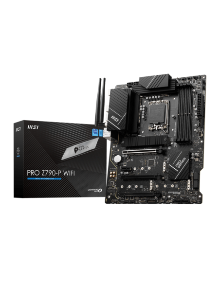 PLACA BASE MSI INTEL PRO Z790-P WIFI SOCKET 1700 ATX GRAFICA DDR5 M.2 2.5GLAN USB 3.2 USB-C AUDIO 7.1
