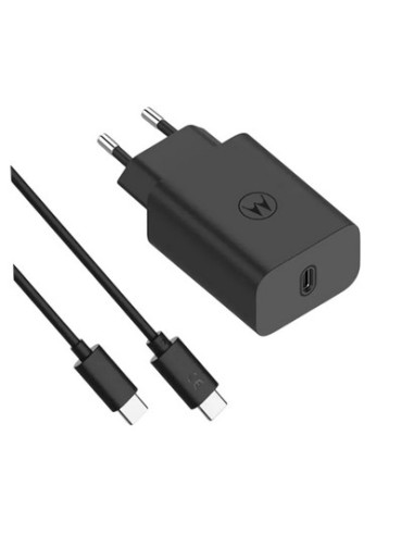 CARGADOR USB-C MOTOROLA 30W BLACK +...