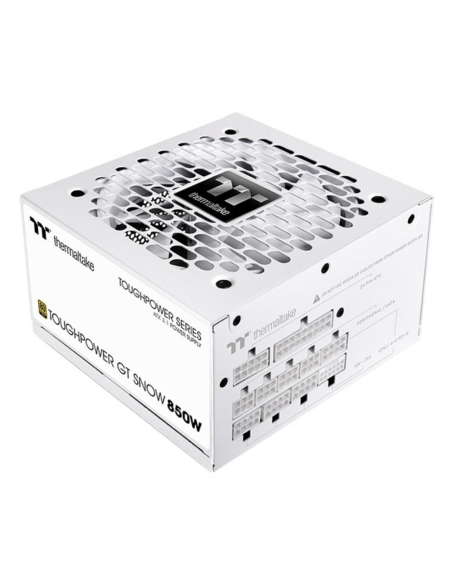 FUENTE DE ALIMENTACION ATX 850W THERMALTAKE TOUGHPOWER GT PFC ACTIVO 80+ GOLD MODULAR WHITE