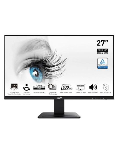 MONITOR MSI 27 IPS FHD MP273A 1920X1080 5MS VGA HDMI DP MM BLACK