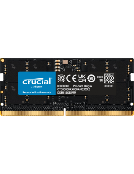 MODULO DDR5 16GB BUS 5600 CRUCIAL CL46 SODIMM