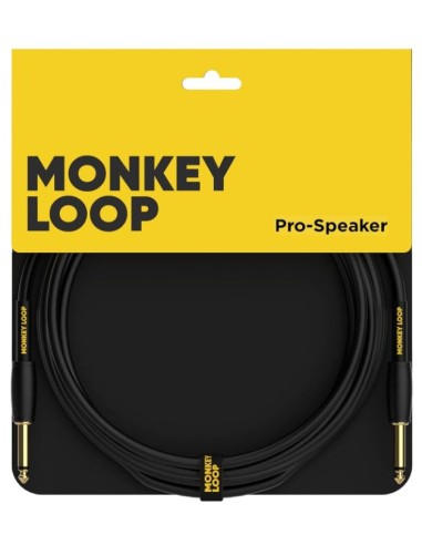 CABLE MONKEY LOOP AUDIO PRO SPEAKER TRS JACK MONO 6.3MM MACHO / JACK MONO 6.3MM MACHO 3M