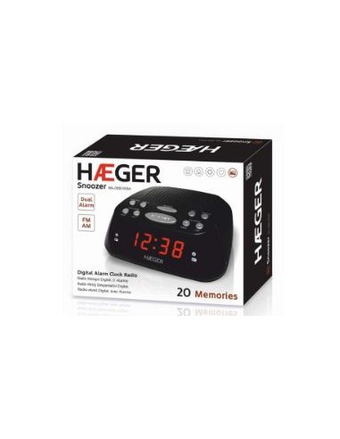 RELOJ DESPERTADOR HAEGER RA-06B RADIO...