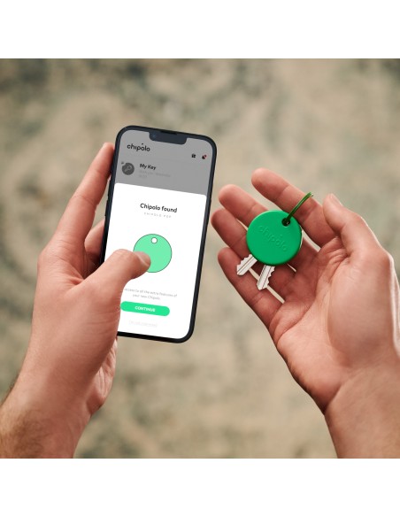 CHIPOLO POP TAG GREEN FIND MY APPLE / FIND MY DEVICE GOOGLE