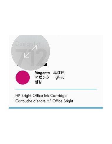 CARTUCHO HP 712 MAGENTA DESIGNJET...