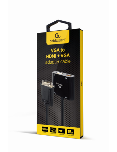 ADAPTADOR GEMBIRD VGA MACHO / HDMI...