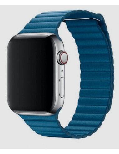 CORREA DEVIA PARA APPLE WATCH 38/40/41MM LEATHER LOOP OCEAN BLUE
