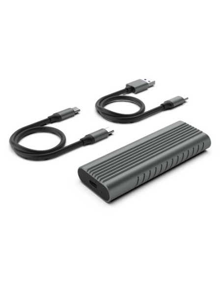 CARCASA DISCO DURO SSD M.2 NVME EWENT USB-C 3.2 GREY
