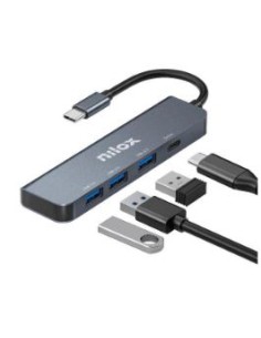 HUB NILOX USB-C 4 PUERTOS...