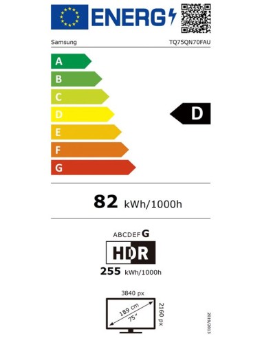TELEVISION SAMSUNG 75 QLED TQ75QN70F...