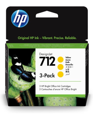 CARTUCHO HP 712 YELLOW DESIGNJET T230...