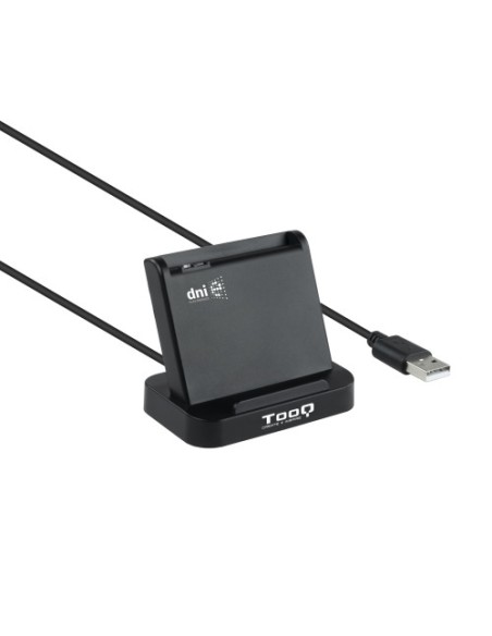 LECTOR DE TARJETAS CHIP DNIE TOOQ VISION USB BLACK