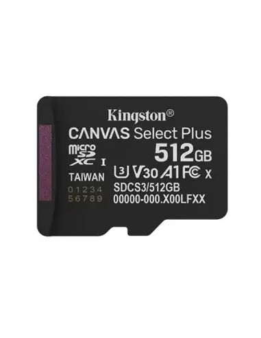 MEMORIA MICRO SD 512GB KINGSTON CLASS 10