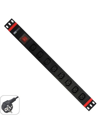 REGLETA WP 8 TOMAS PARA ARMARIO RACK...