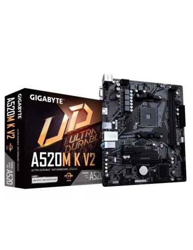 PLACA BASE GIGABYTE AMD A520M K V2...