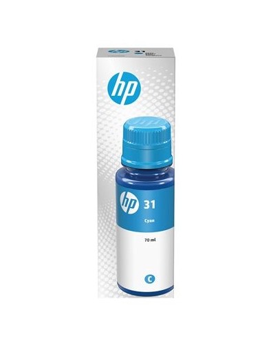 BOTE DE TINTA HP 31 CYAN 70ML SMART...