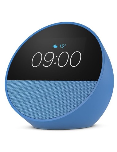 ALTAVOZ AMAZON ECHO SPOT CON ALEXA BLUE