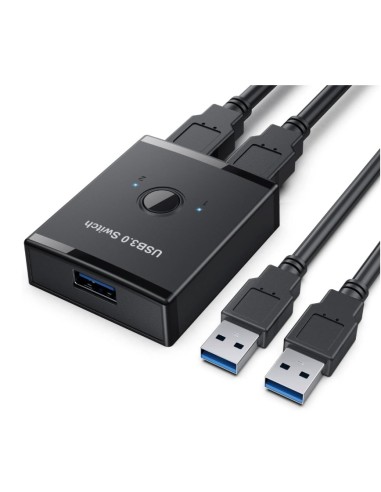 CONMUTADOR KVM 2X1 USB BLACK
