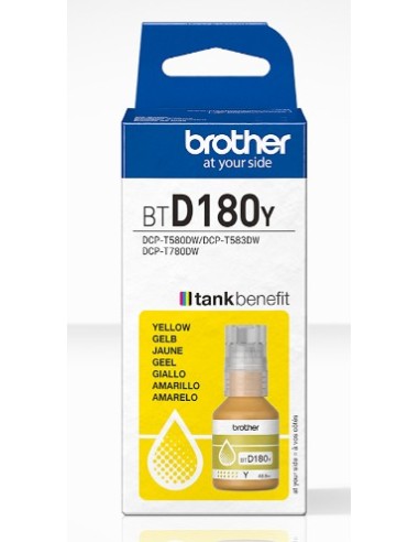 BOTE DE TINTA BROTHER D180C YELLOW...