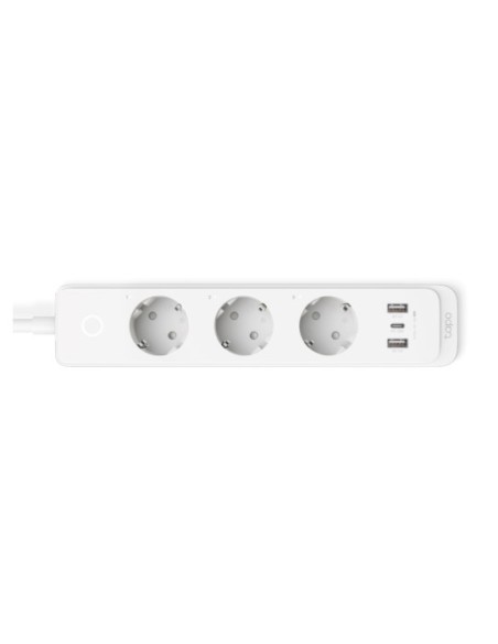 REGLETA INTELIGENTE TP-LINK TAPO P300 3 TOMAS 2XUSB + USB-C 1.5M WHITE