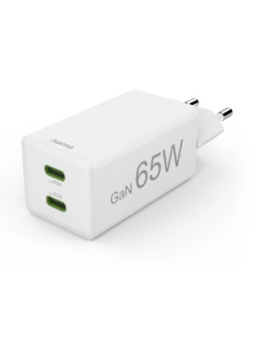 CARGADOR 2XUSB-C USB HAMA 65W GAN...