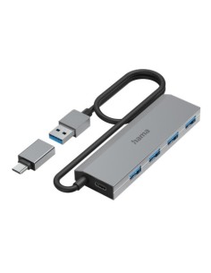 HUB HAMA USB / USB-C 3.0 4...