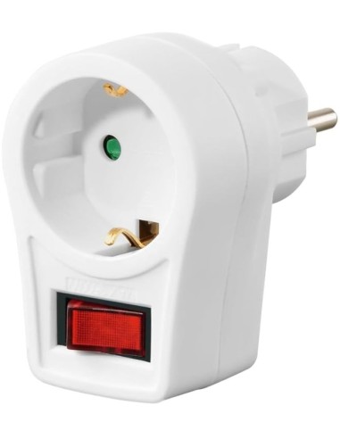 REGLETA HAMA 1 TOMA + INTERRUPTOR WHITE