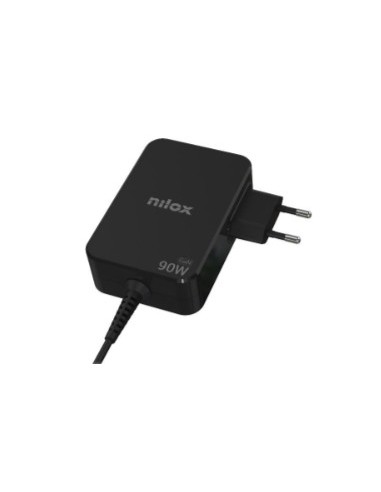 CARGADOR USB-C NILOX GAN 90W GAN 1.8M...
