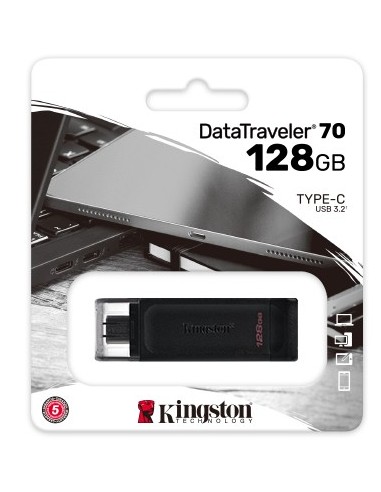 MEMORIA USB-C 3.2 128GB KINGSTON DT70...