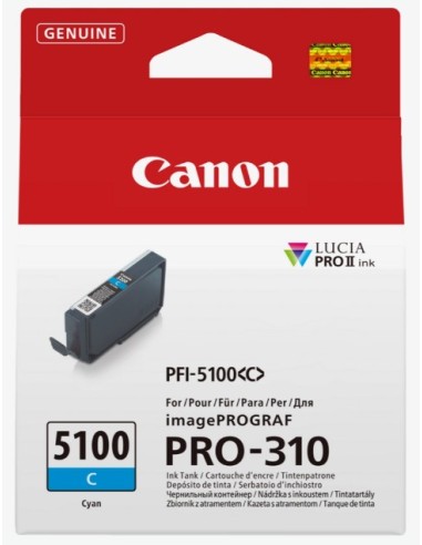 CARTUCHO CANON 5100 CYAN IMAGEPROGRAF...