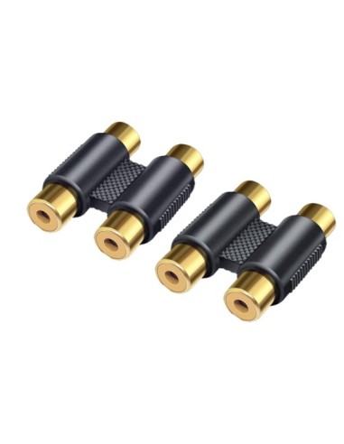 ADAPTADOR KABLEX 2XRCA HEMBRA / 2X...