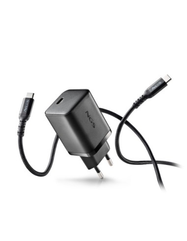 CARGADOR USB-C NGS BUD 65W GAN BLACK...