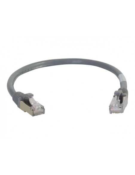 CABLE C2G RED RJ45 CAT 6A 5M GREY
