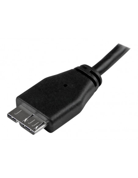 CABLE STARTECH USB 3.0 MACHO / MICRO USB B MACHO 0.15M BLACK