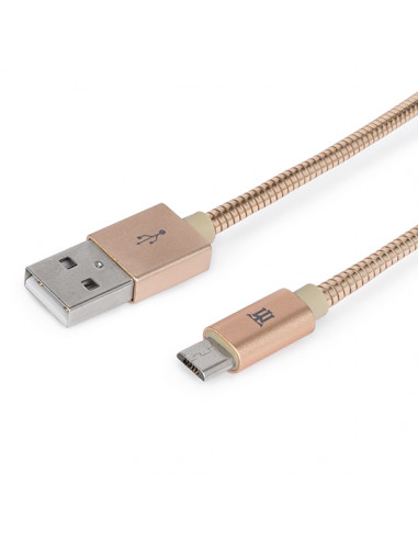 CABLE MAILLON USB MACHO / MICRO USB B...