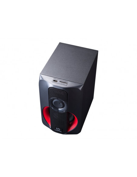 ALTAVOCES BLUETOOTH HIDITEC H400 2.1 40W USB SD BLACK/RED