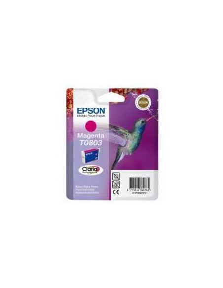 CARTUCHO EPSON T0803 MAGENTA STYLUS PHOTO R265/R285/R360/RX560/RX585/RX685/PW700W/PX800FW