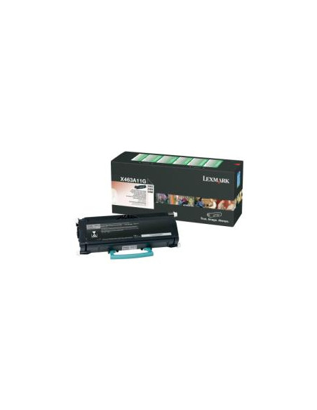 TONER LEXMARK X463A11G BLACK X463 X464 X466 3500 PAG RETORNABLE
