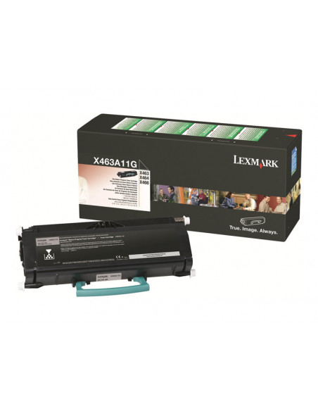 TONER LEXMARK X463A11G BLACK X463 X464 X466 3500 PAG RETORNABLE