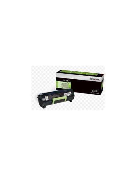 TONER LEXMARK 512H BLACK MS312 MS415 5000 PAG