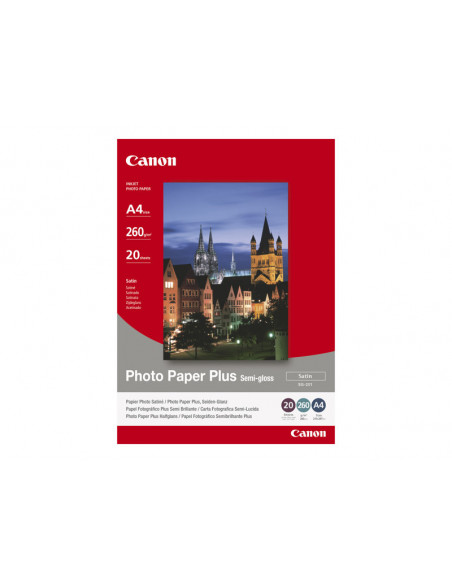 PAPEL CANON SG-201 A4 SEMI-GLOSS 20H