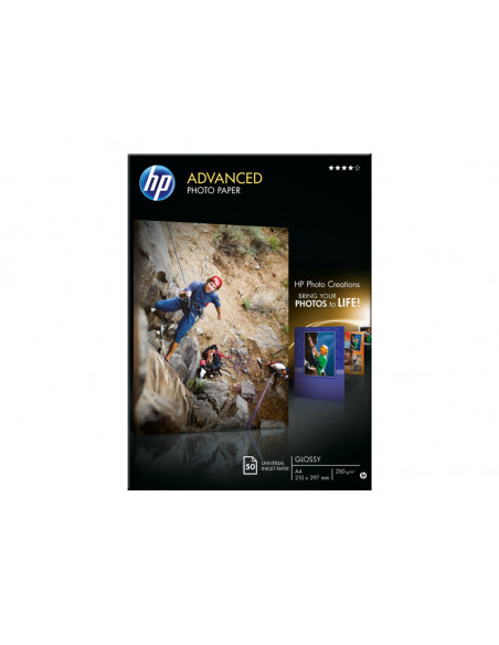 PAPEL HP FOTOGRAFICO ADVANCED PHOTO PAPER A4 50H