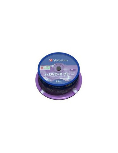 DVD+R VERBATIM 8.5GB 16X LATA 25U