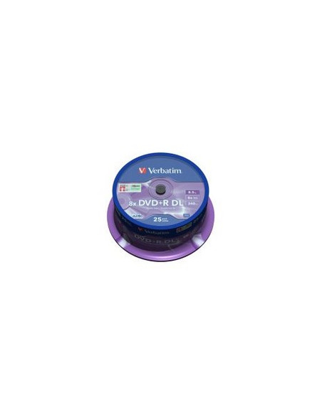 DVD+R VERBATIM 8.5GB 16X LATA 25U