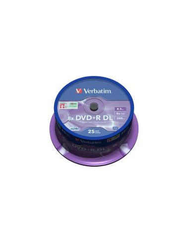 DVD+R VERBATIM 8.5GB 16X LATA 25U