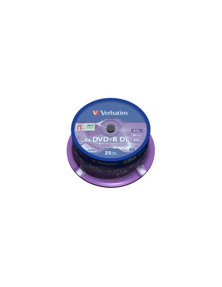 DVD+R VERBATIM 8.5GB 16X LATA 25U